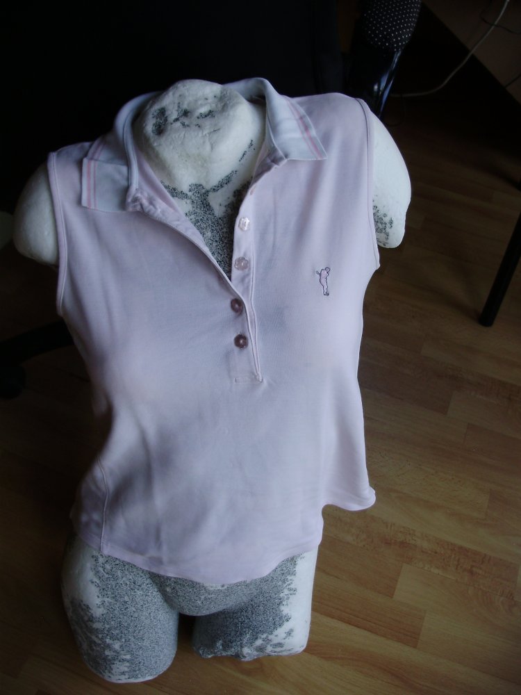 Golfino Poloshirt ärmellos zartrose Gr 36