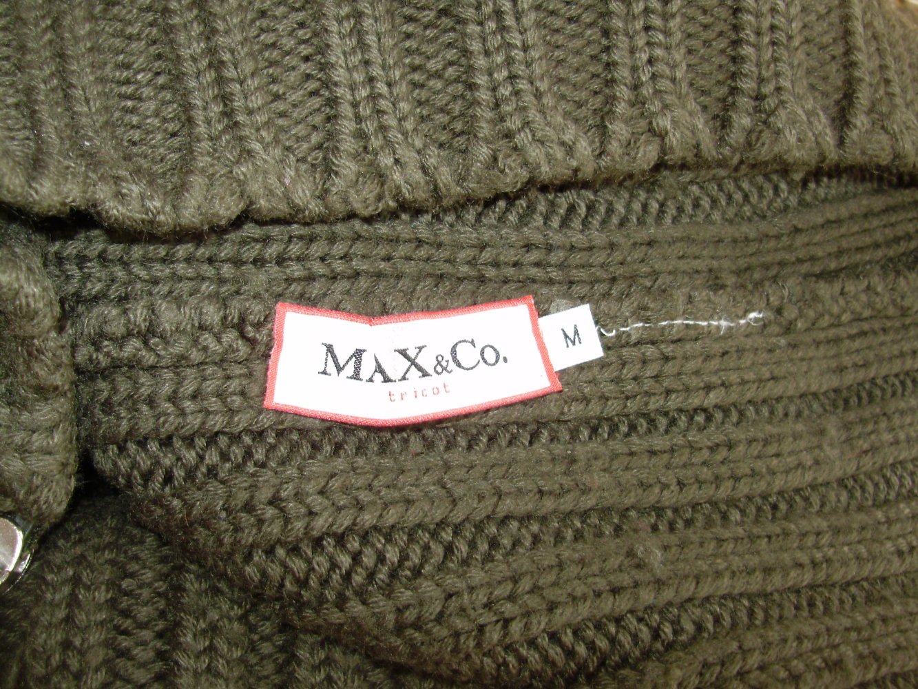 Max &CO Cardigan khaki RV M L
