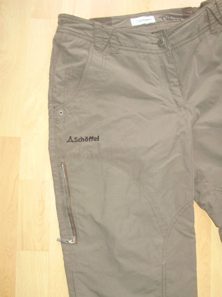 Schöffel Hose Tiffany khaki abtrennbare Hosenbeine 40