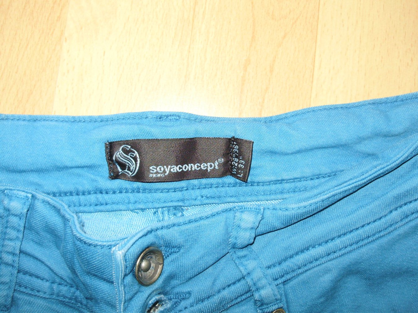 Soyaconcept Hose Jeans türkis W28 L 33