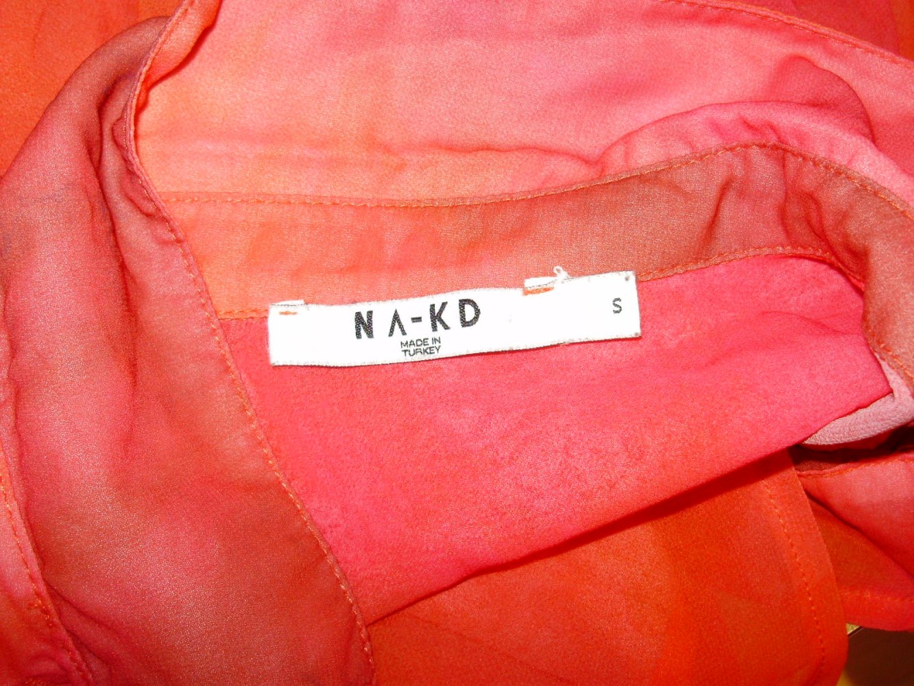 Na-Kd Langarm Bluse pink rot S