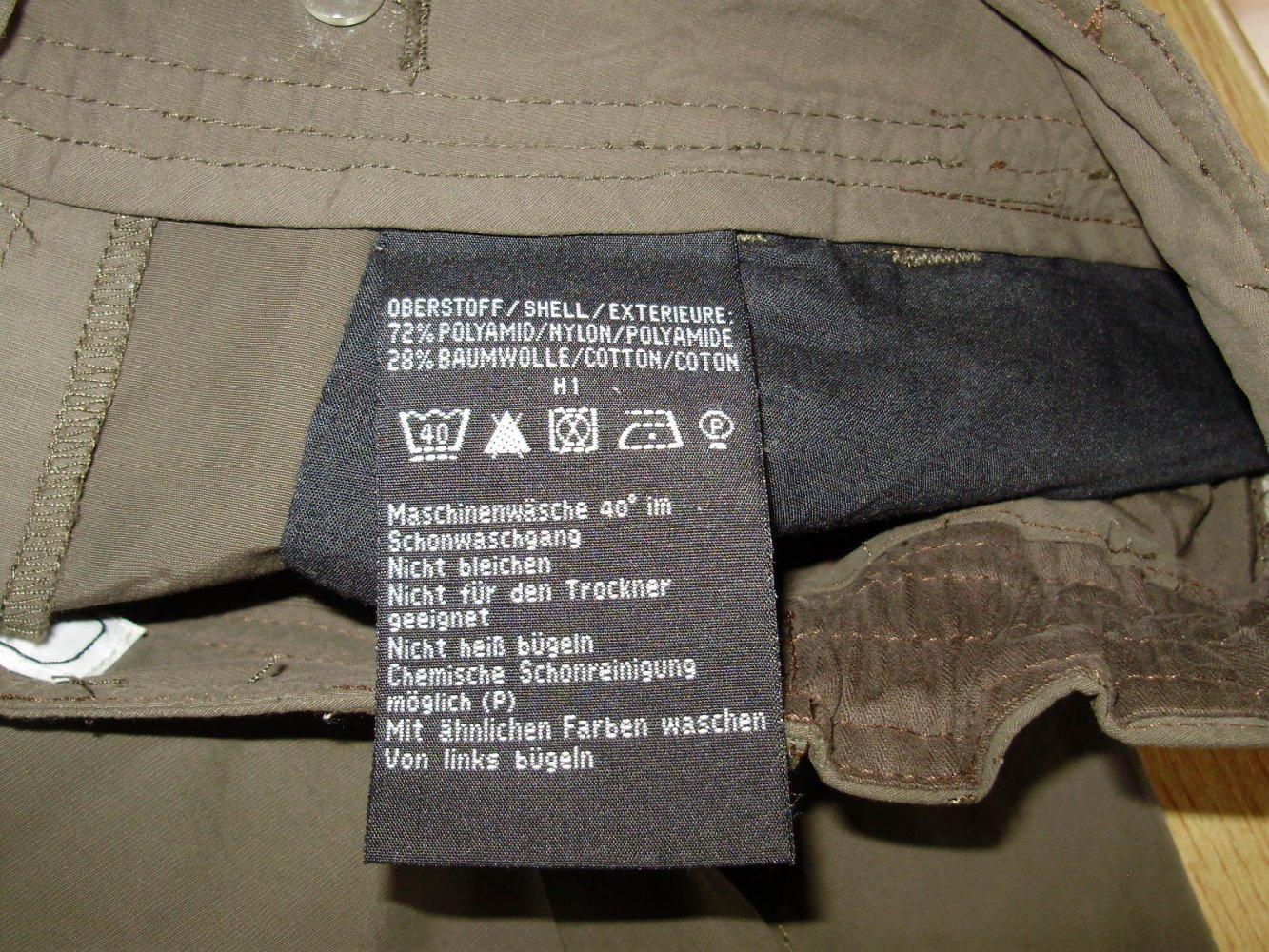 Schöffel Hose Tiffany khaki abtrennbare Hosenbeine 40