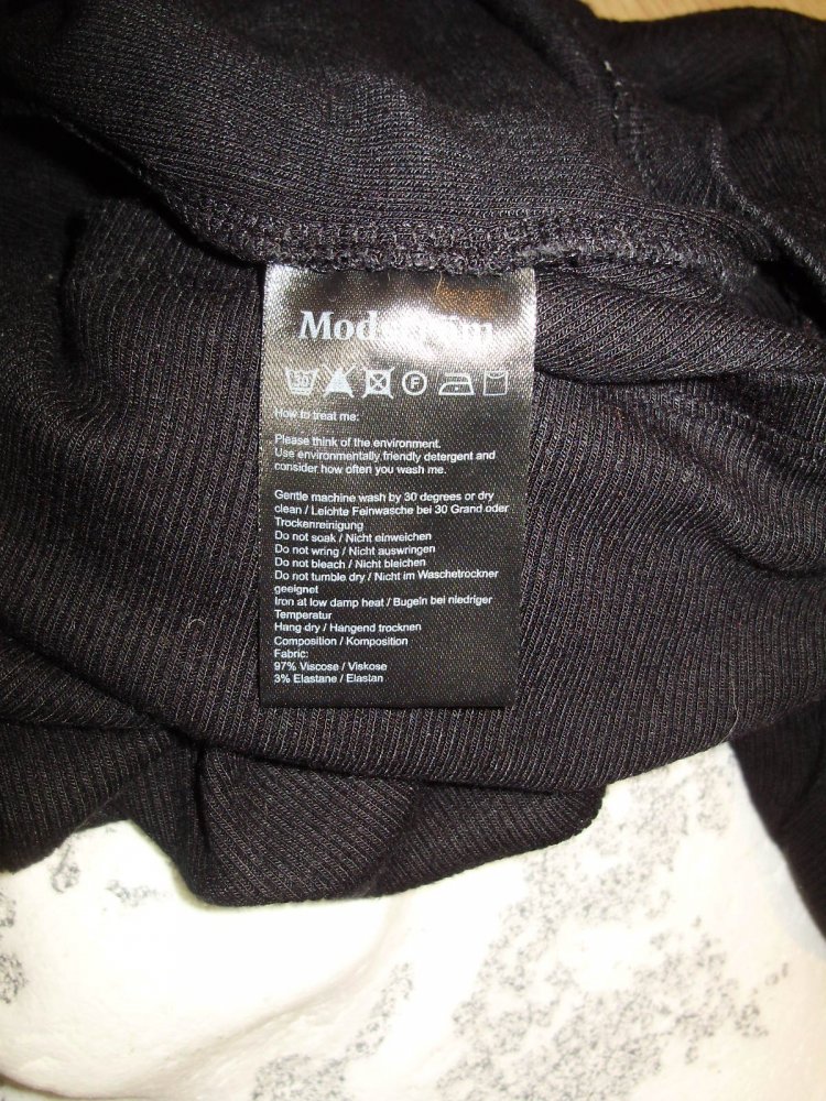 Modström Kleid schwarz Strick S