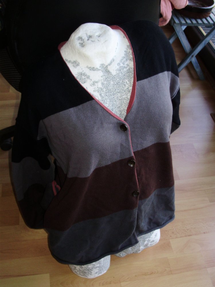 Gudrun Sjöden Cardigan Baumwolle / Wolle Gr L