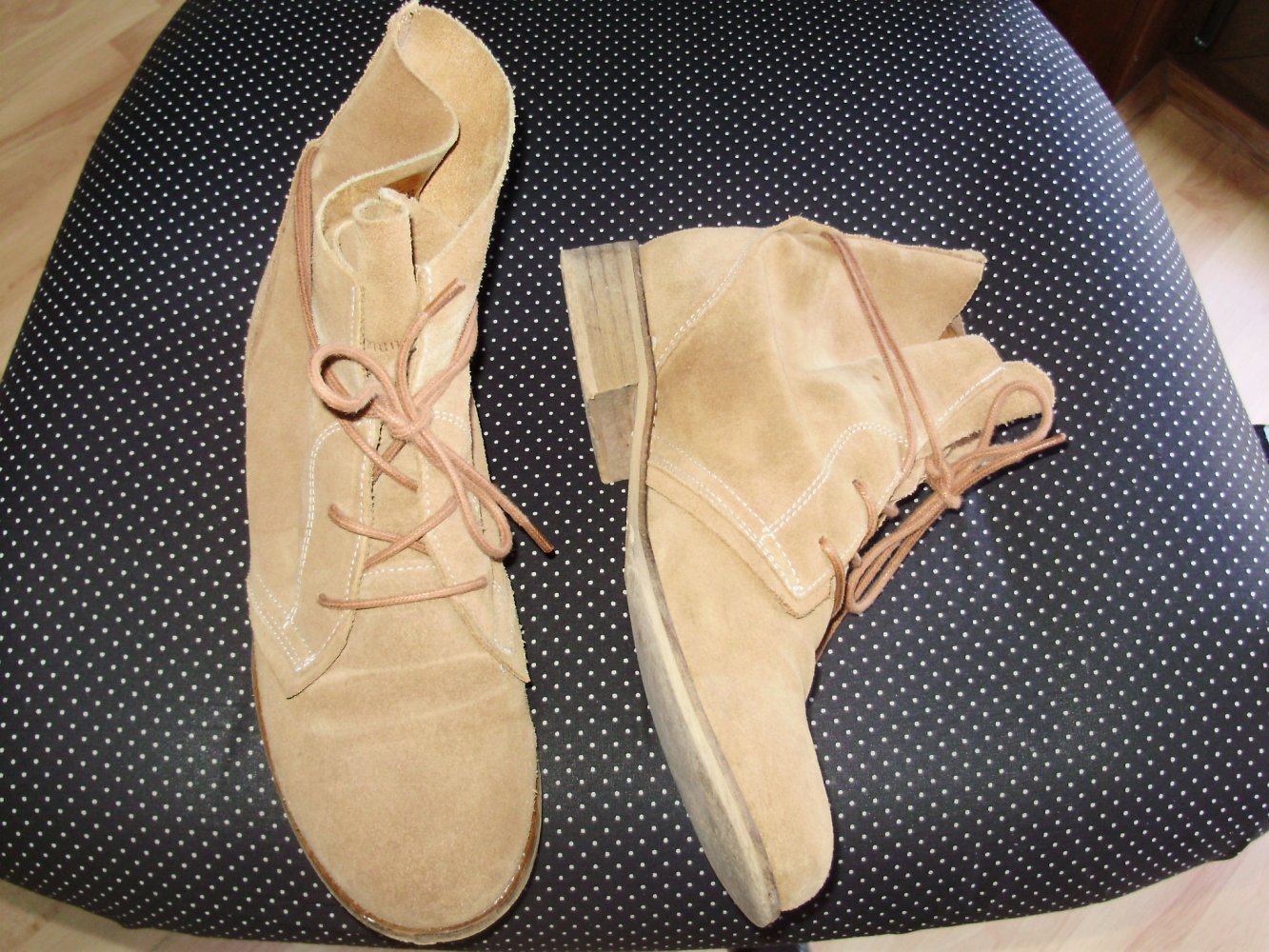 Sommerkind Sommer Boots Wildleder camelfarben Gr 40 wie neu