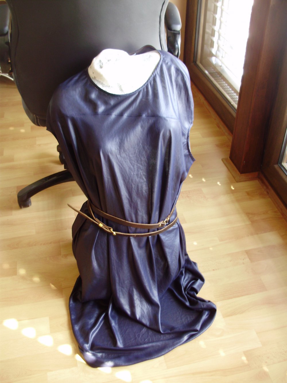 Susanne Bommer Kleid Tunika dunkelblau Gr 38 wie neu