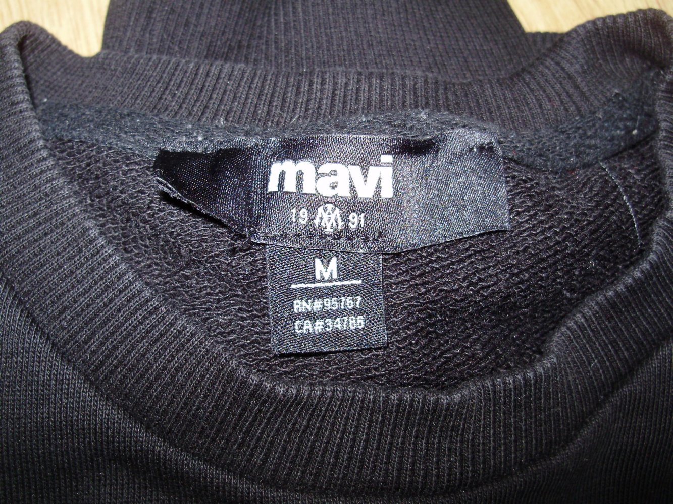 Mavi Sweat schwarz Print M