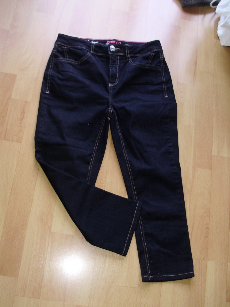 Street one Jeans 7/8 Länge blau Mod. York Stretch 28/22 NEU