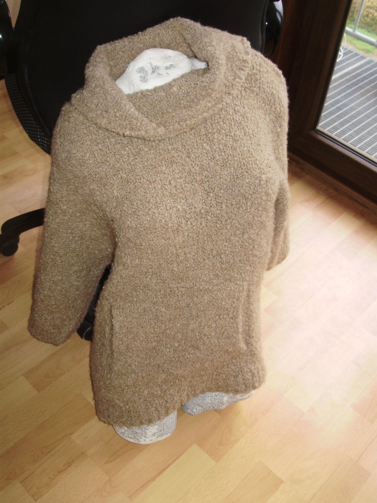 Cartoon Pullover weit kuschelig KA Wolle/ Alpaka S auch M/L