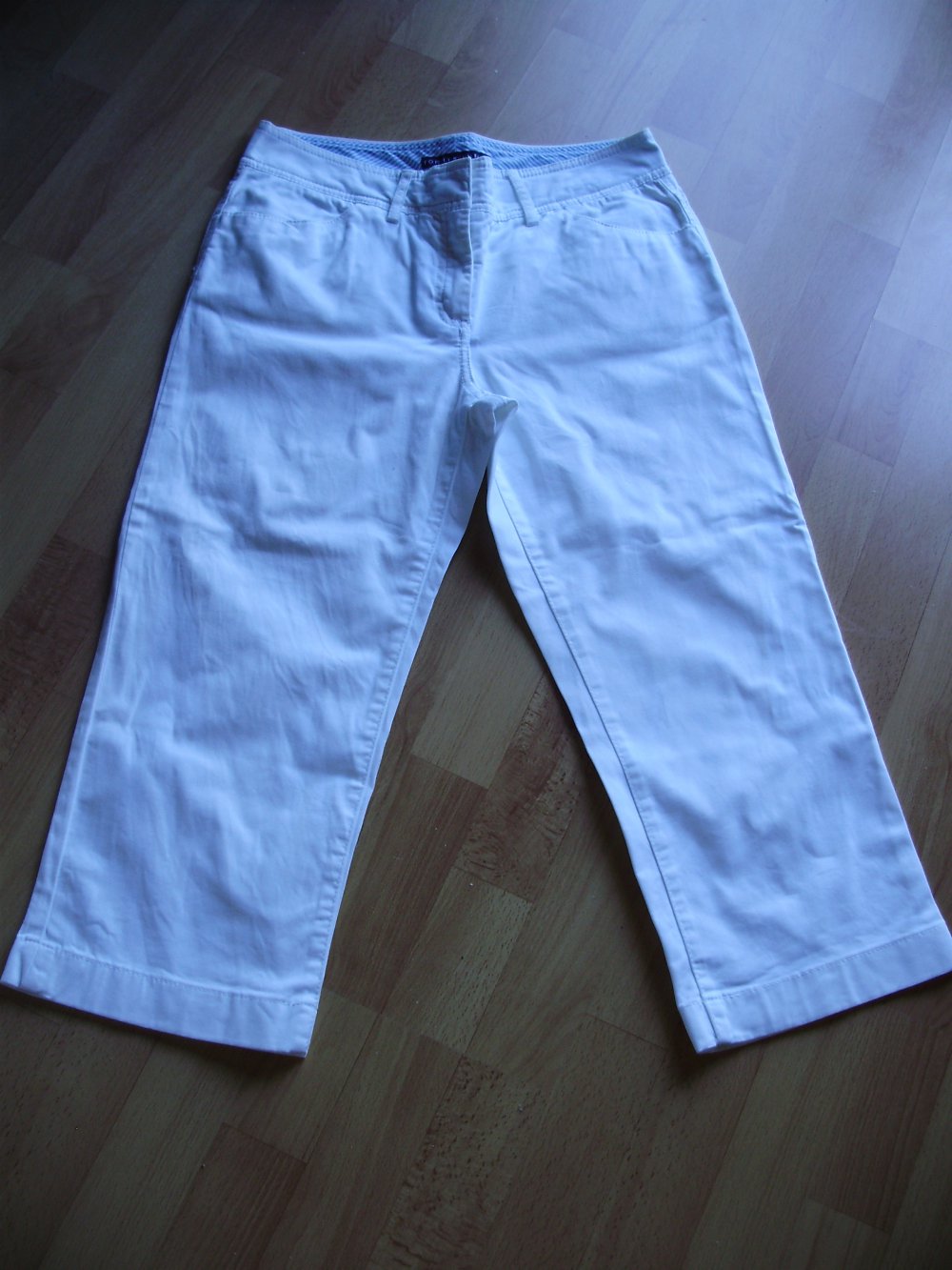 Tommy Hilfiger Hose 7/8 Länge weiß Gr 6 M passend wie neu
