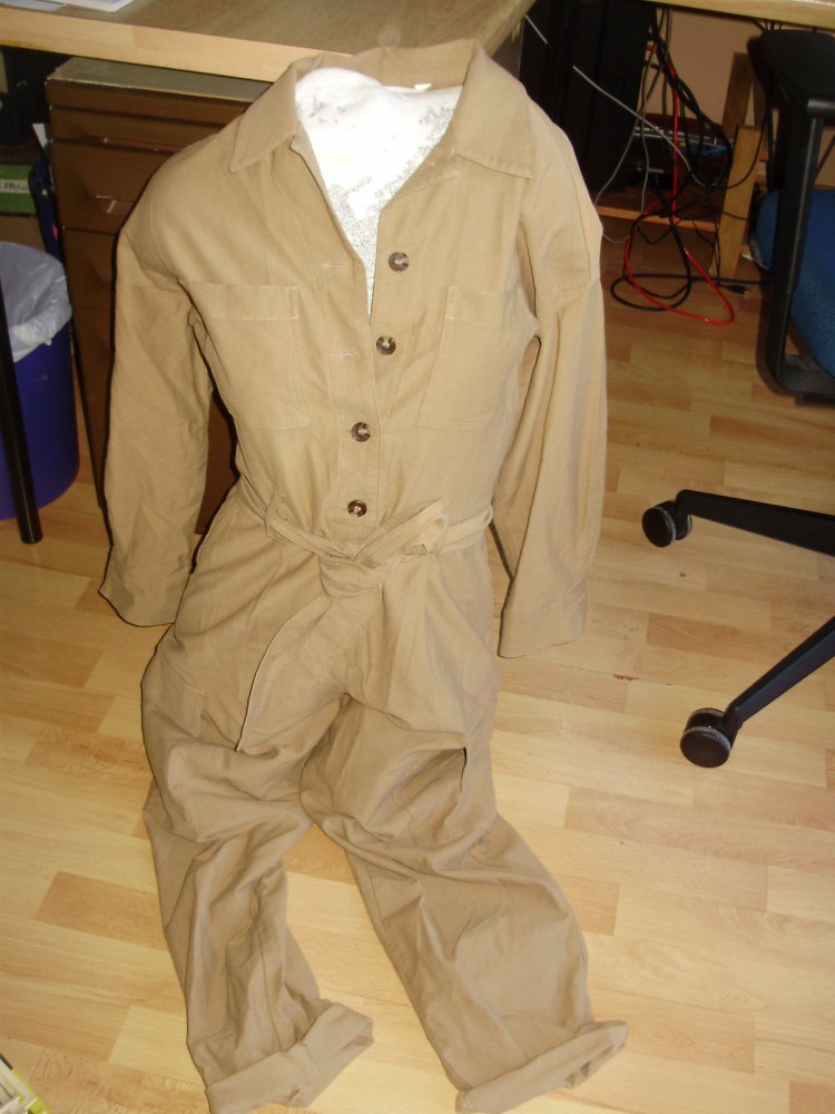 H&M Overall Langarm braun hell BW Gr 36