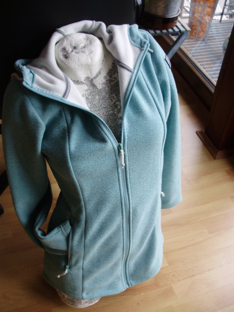 Icepeak Sweatjacke hellgrün Kapuze 36
