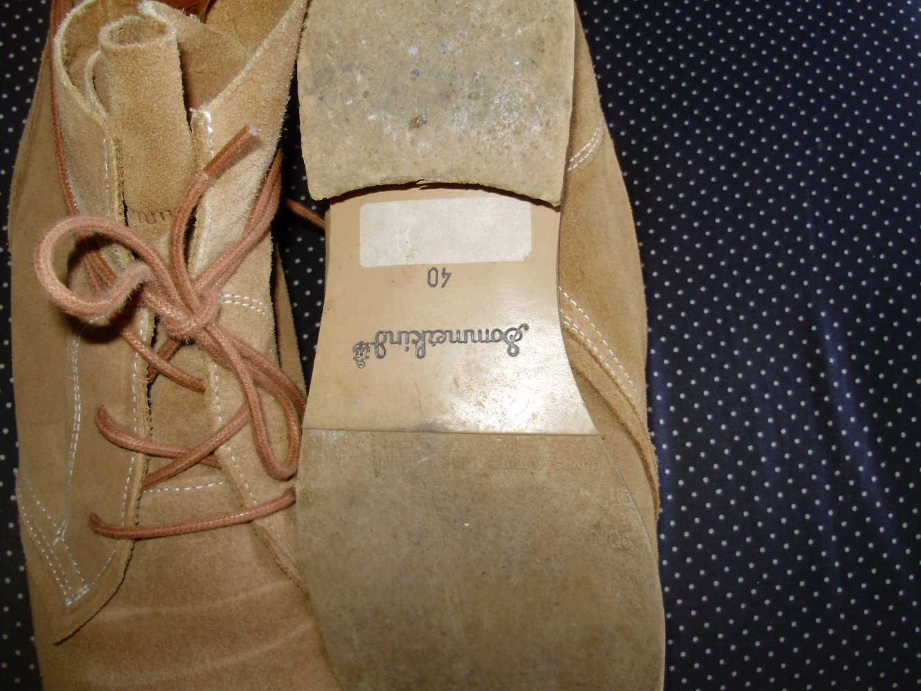 Sommerkind Sommer Boots Wildleder camelfarben Gr 40 wie neu