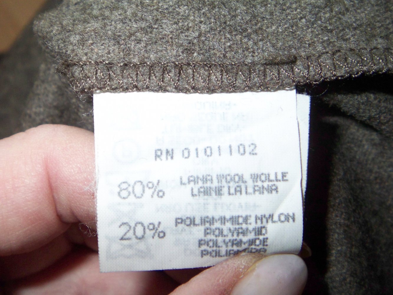 Stefanel Rock sehr ausgefallen edel 80% Wolle knielang Gr 40= S