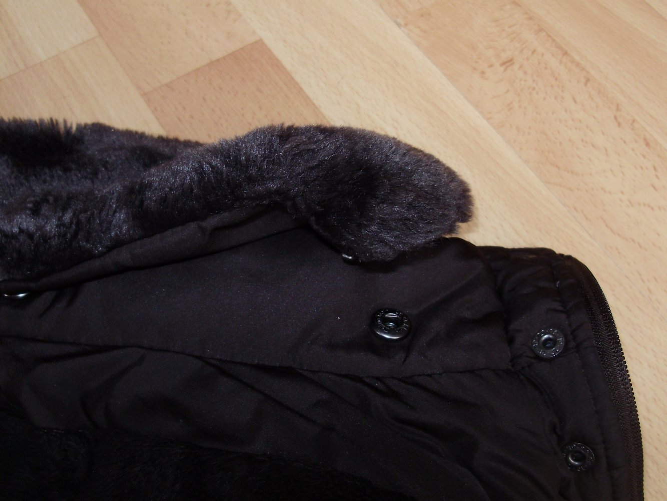 Calvin Klein Stepp Jacke Innenfutter Pelzimitat ausgefallen Gr M