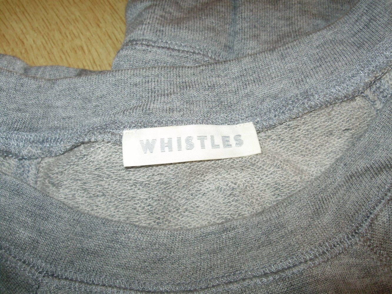 Whistles Sweat grau Wollanteil S M