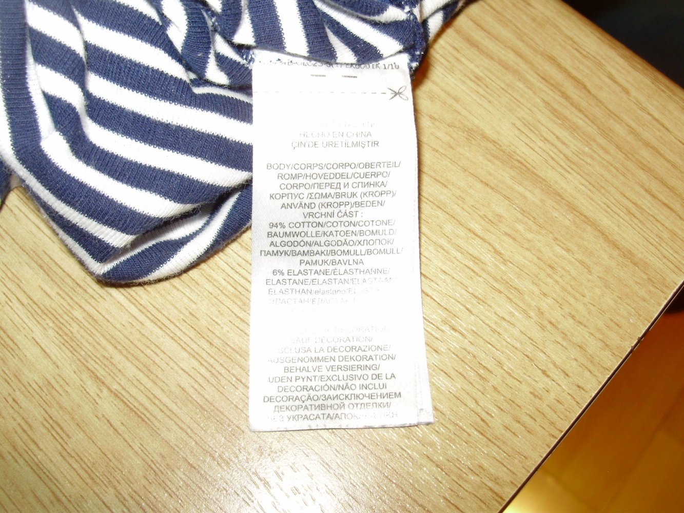 Ralph Lauren Shirt Streifen blau-weiß Marine XS S