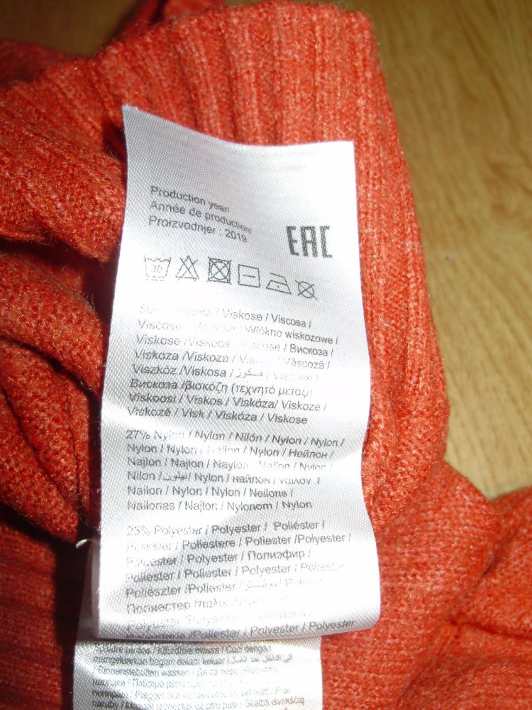 Vila Pullover rost orange S