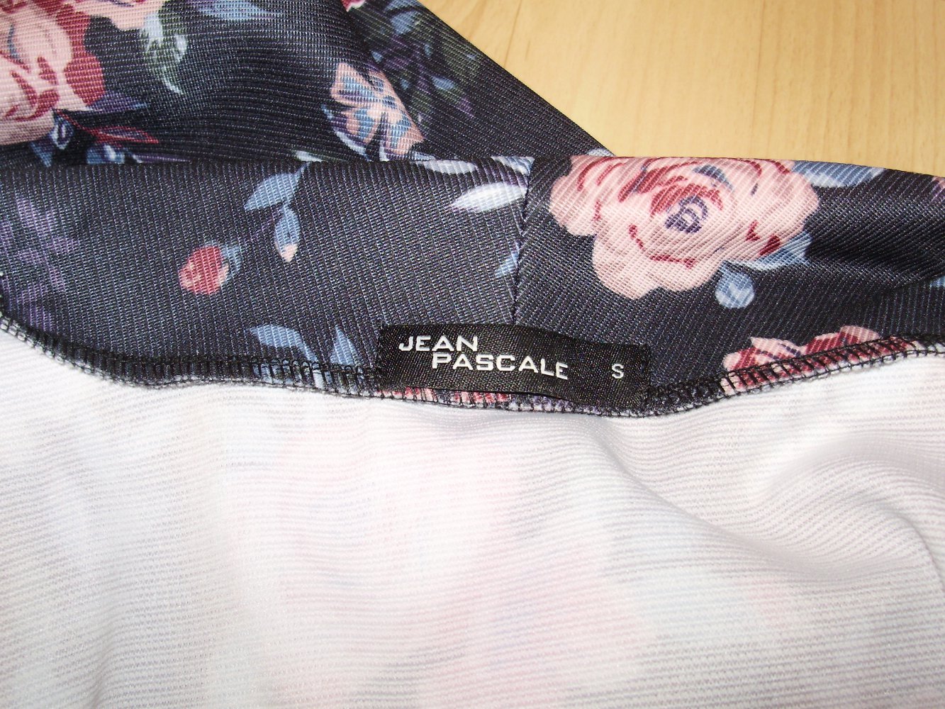 Jean Pascale Blazer Mantel schwarz Rosen S