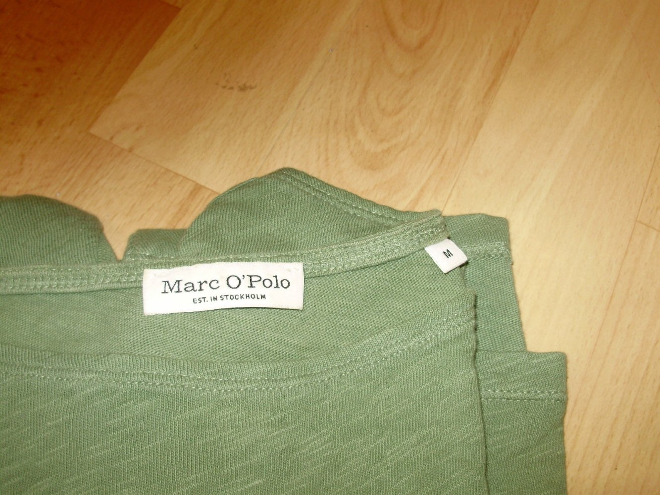 Marc O´Polo LA Shirt grün Morganic cotton