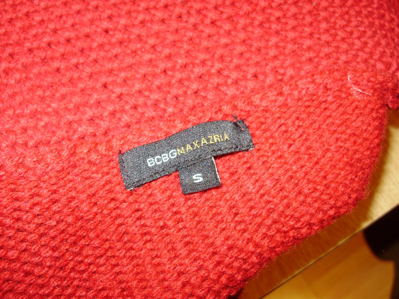 BCBG Max Azria Cardigan rot ausgefallen S Wolle