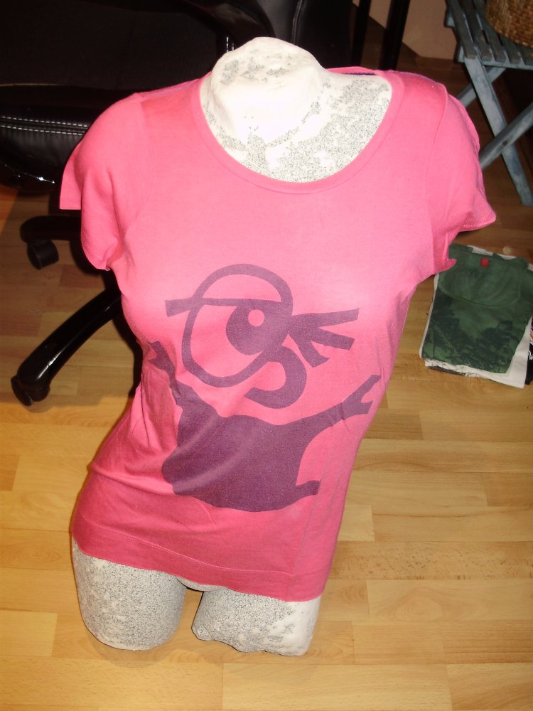 Nike Shirt pink lila Print Gr S passend