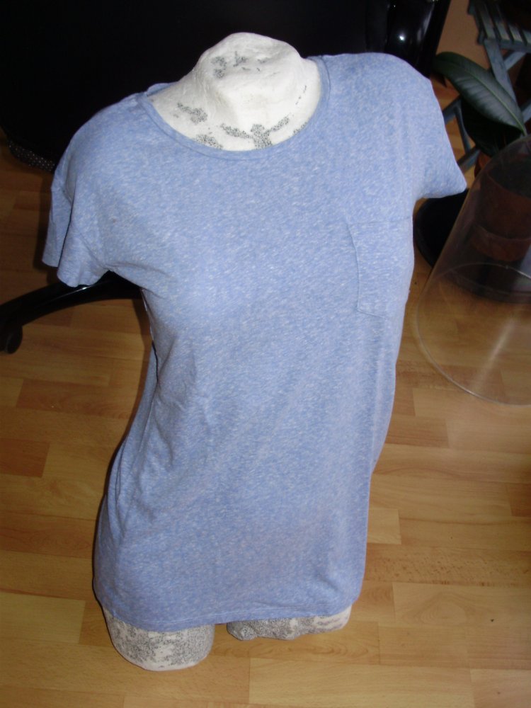 Superdry Shirt hellblau Tasche XS S