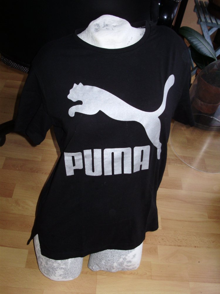 Puma Shirt schwarz Silber M