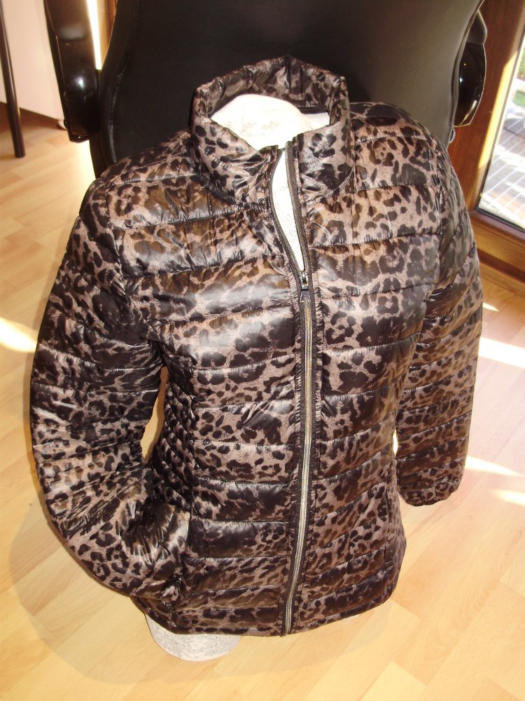 Bon a parte Jacke Stepp warm braun/ schwarz Leo 36 M