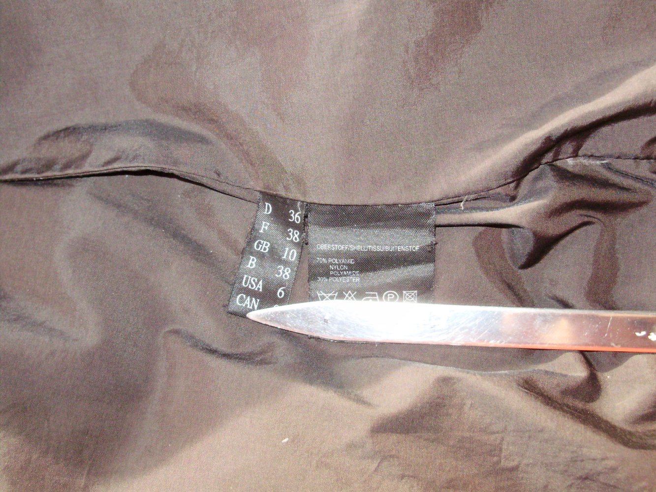 Steffen Schraut Daunen Mantel braun Gr 36