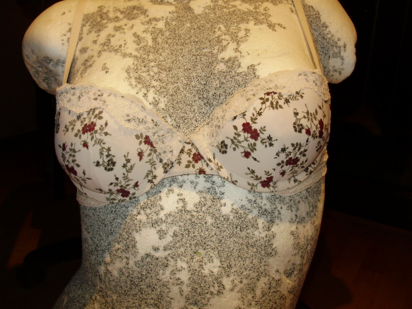 Gina Benotti BH beige Blumen Spitze 75 A NEU