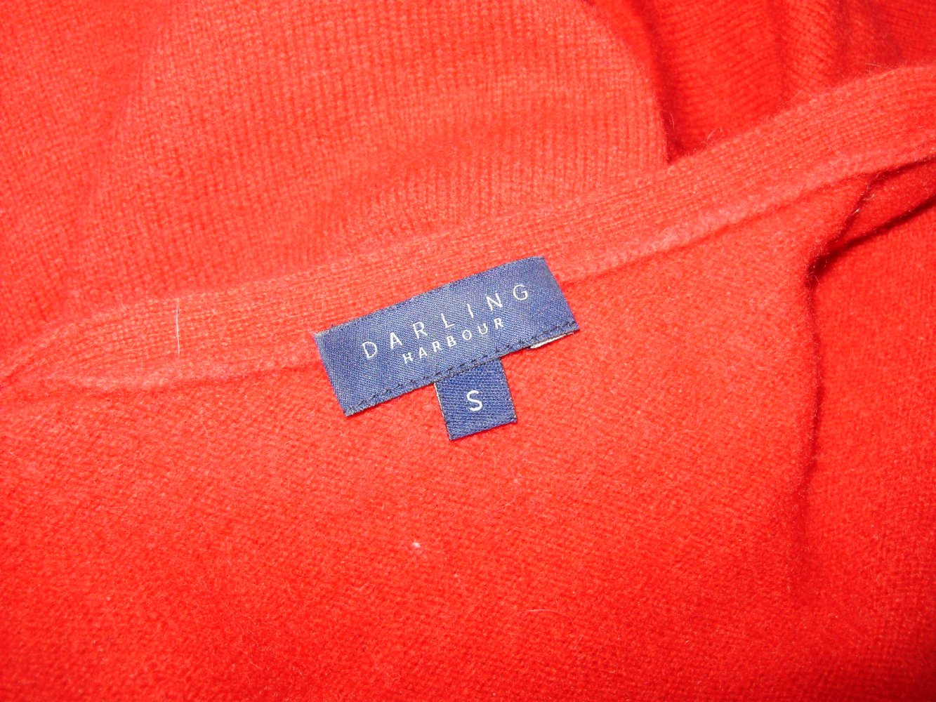 Darling Harbour Pullover 100% Kaschmir KA rot S