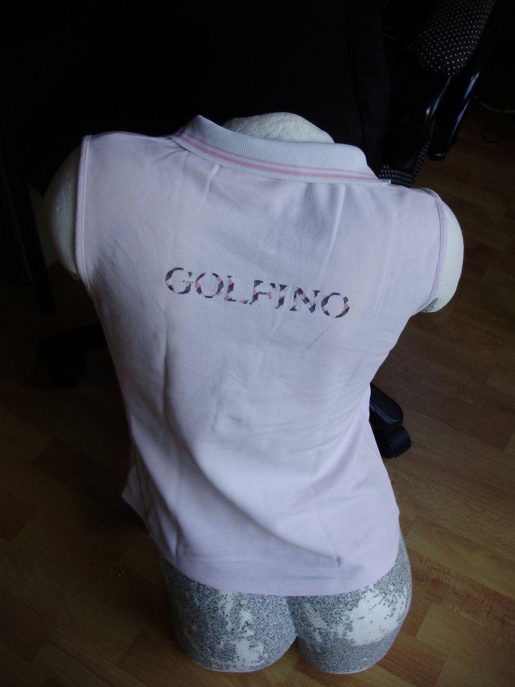 Golfino Poloshirt ärmellos zartrose Gr 36
