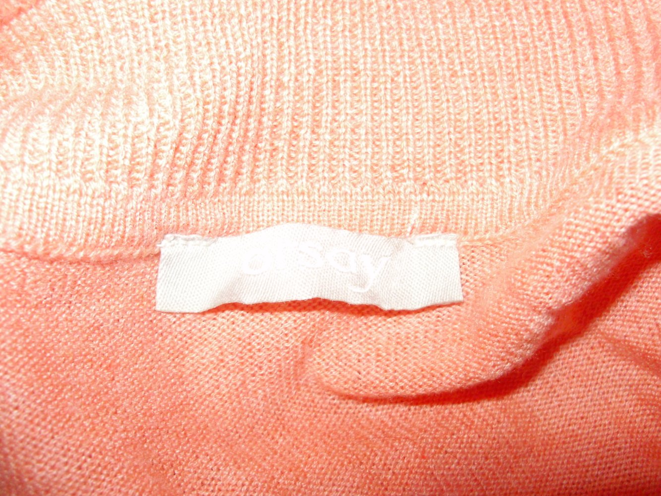 Cardigan korallenrot offen S