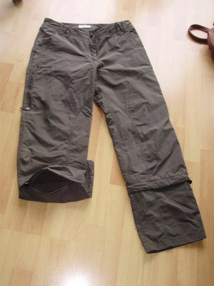 Schöffel Hose Tiffany khaki abtrennbare Hosenbeine 40