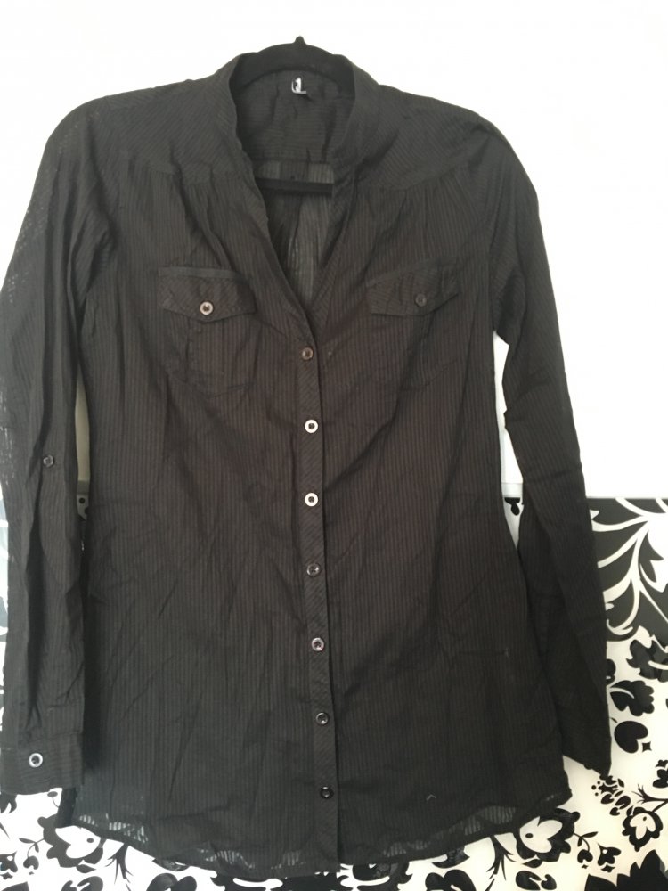 Schwarze Bluse