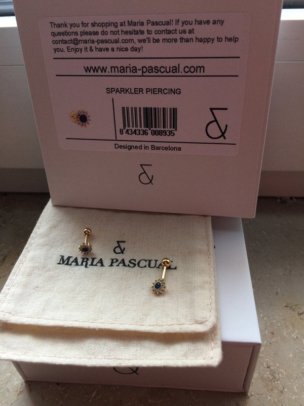2er Set Blumen Piercing von MP Barcelona