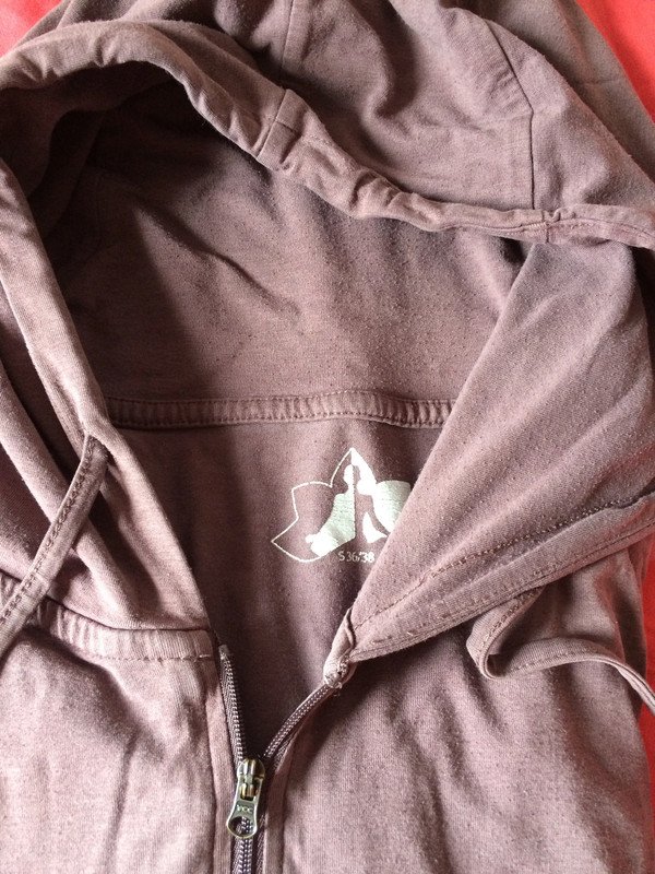 Weiche lila Yoga Jacke Gr. S