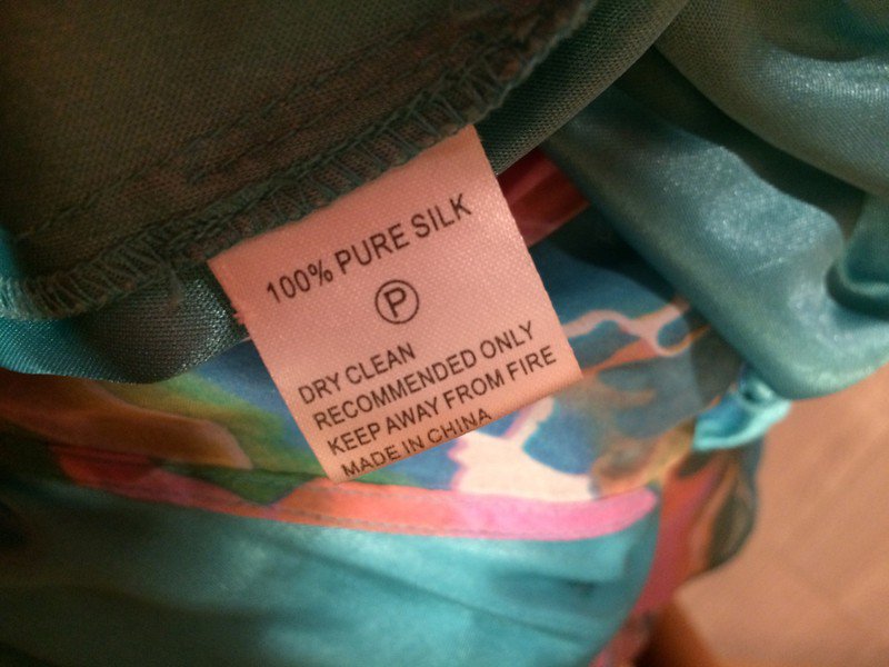 Buntes Seidenkleid von Traffic People 