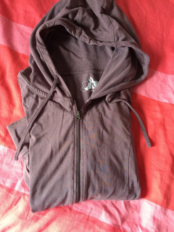 Weiche lila Yoga Jacke Gr. S