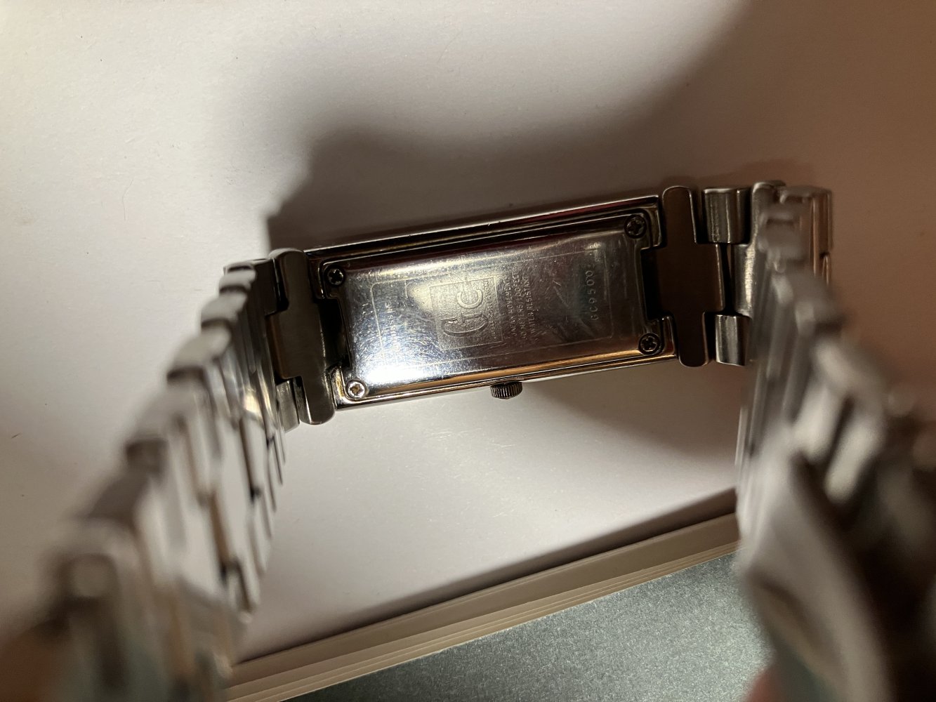 Silber Gliederarmbanduhr von Guess
