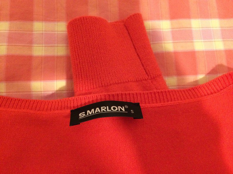 Roter Cardigan von S. Marlon, Gr. S