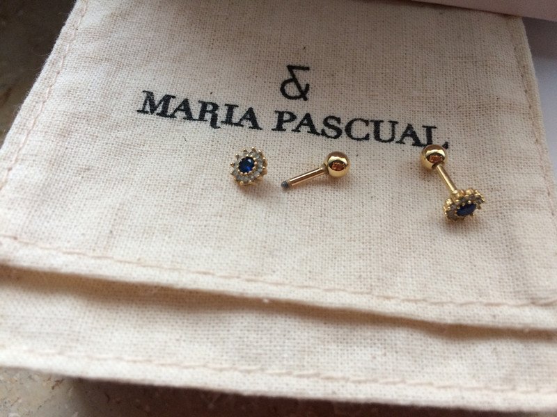 2er Set Blumen Piercing von MP Barcelona
