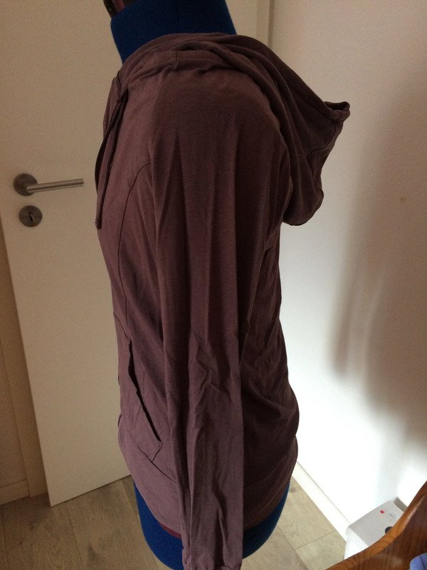 Weiche lila Yoga Jacke Gr. S