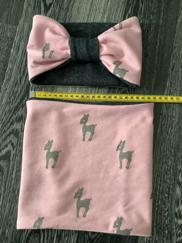 Set aus Stirnband und Schlauchschal, Loop 