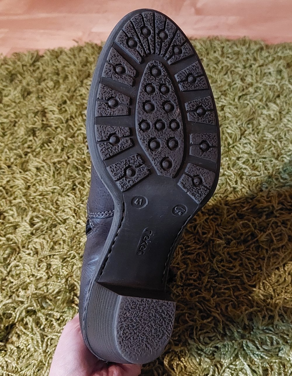 Braune warme Stiefeletten