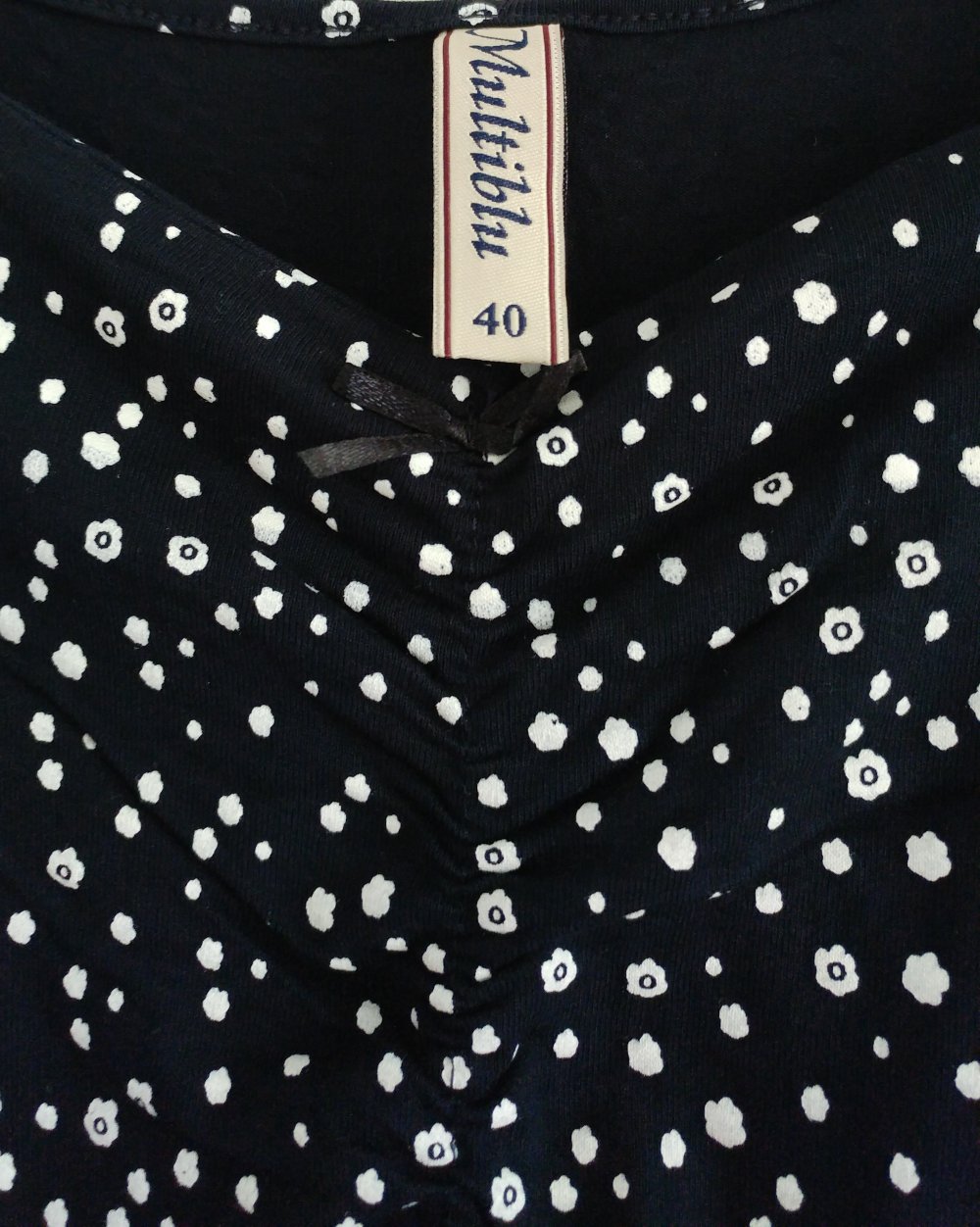 schwarz weißes Kleid