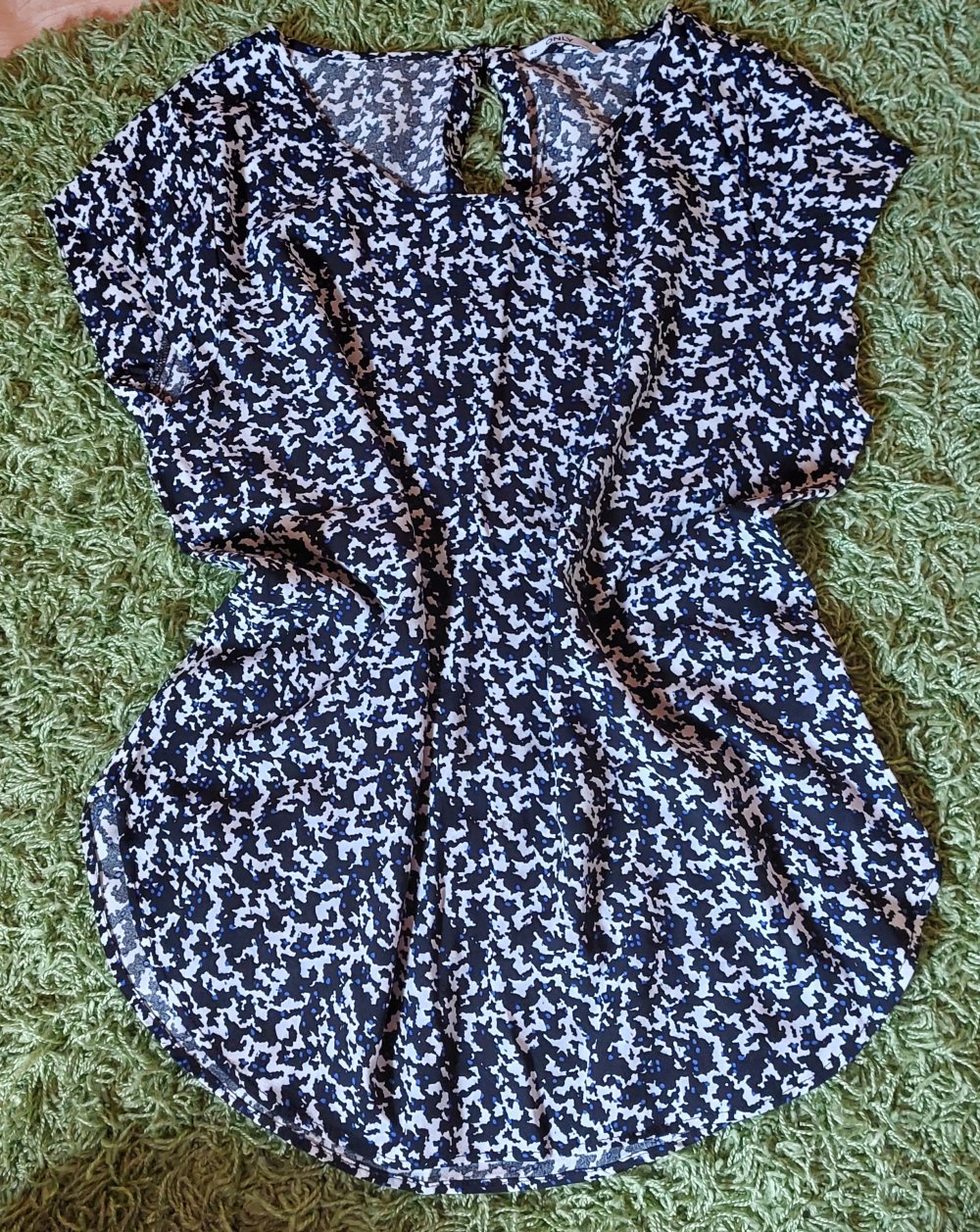Gemusterte Bluse 