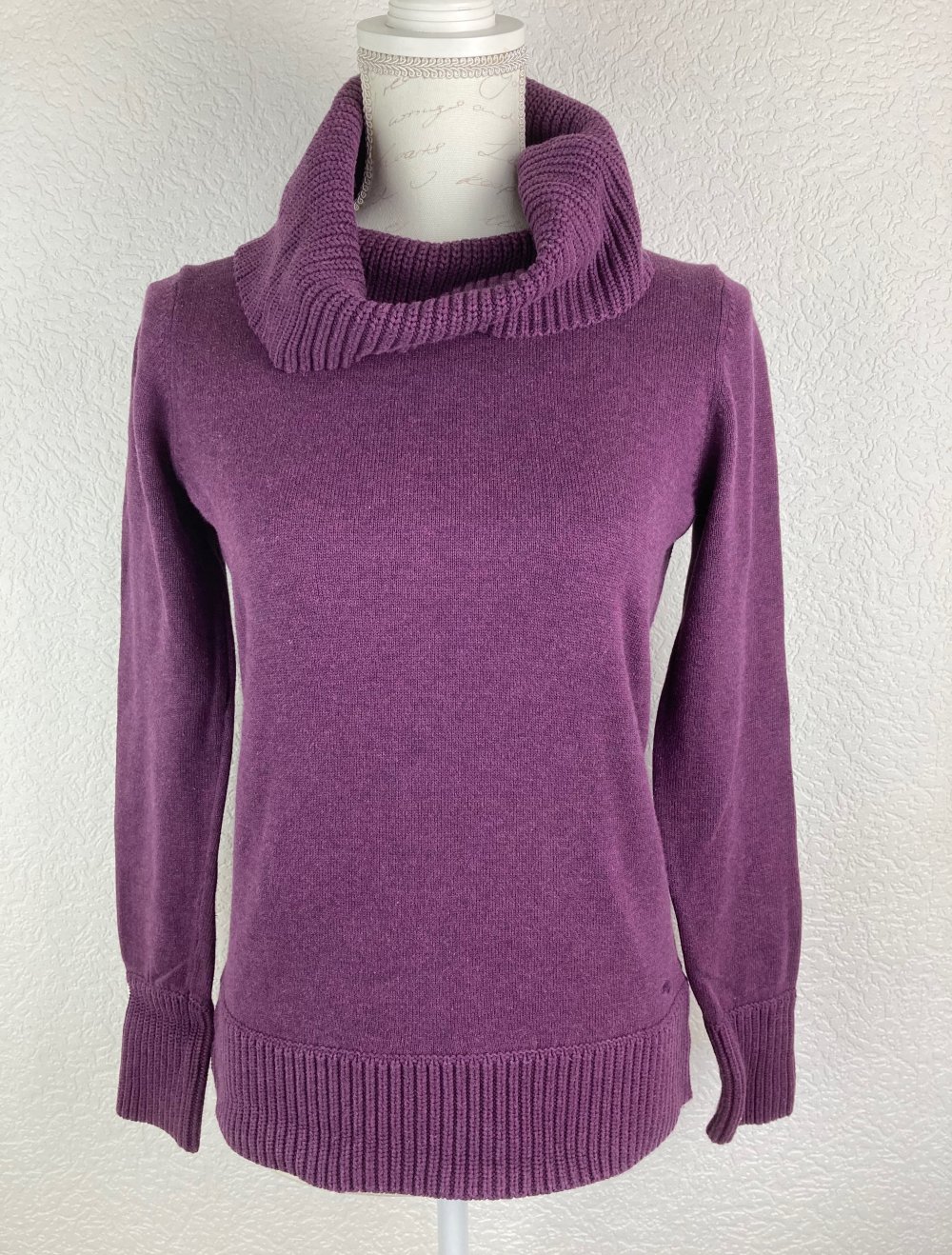 Esprit Rollkragenpullover lila