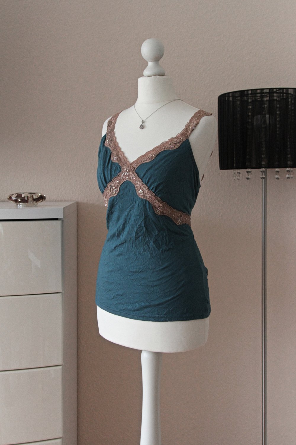 Top mit Pailletten elegant hübsch und süß